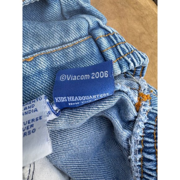 Dora The Explorer Girls Denim Shorts 2006 Floral Embroidery Nick Jr 2T Kids - Picture 6 of 6